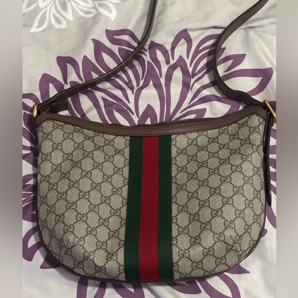 COPY - Gucci Ophidia Half Moon Hobo GG Coated Canvas Small - Picture 3 of 16